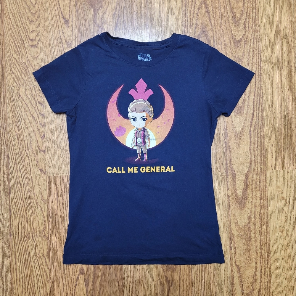 Tee Turtle Star Wars General Leia Tee Shirt